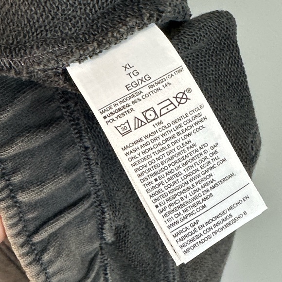 NWT Gap Heavyweight Easy Baggy Wide Leg French Terry Pull On Sweatpants Size XL - Picture 15 of 16